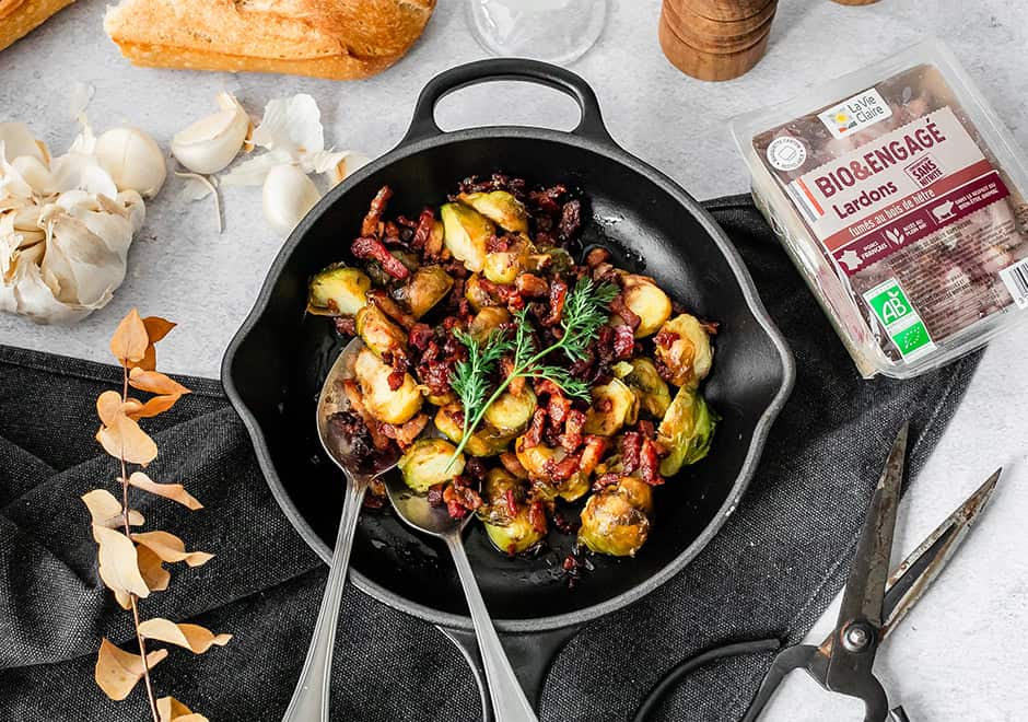 Choux de Bruxelles au miel et à la sauce soja - La Vie Claire