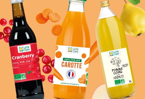 Jus de fruits et légumes bio