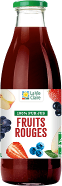 Pur jus de fruits rouges