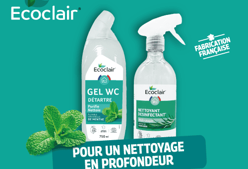 Les produits d'entretien Ecoclair