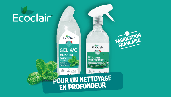 Les produits d'entretien Ecoclair
