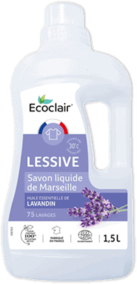 Lessive aux huiles essentielles de lavandin