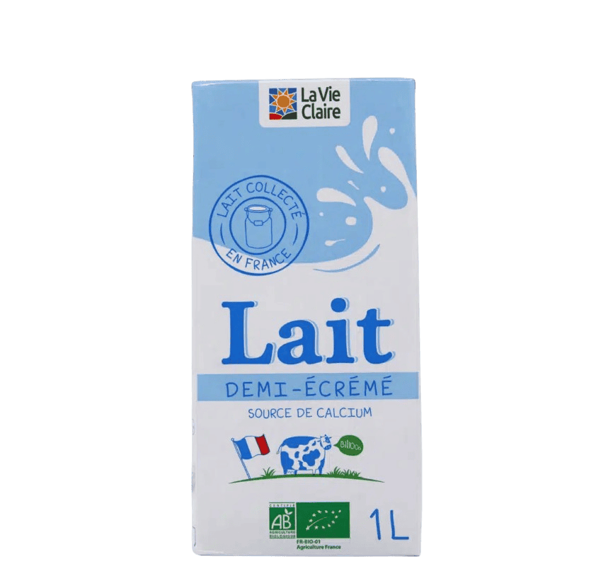 Lait écrémé bio