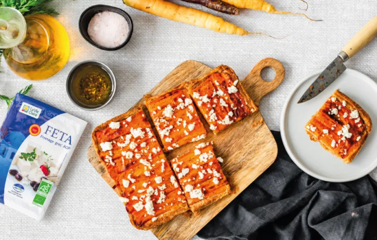 Tarte tatin aux carottes et à la Feta