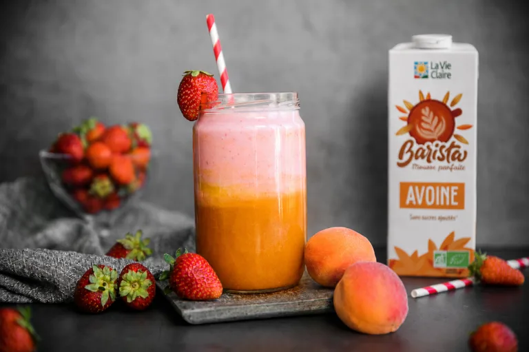 Smoothie fraise et abricot