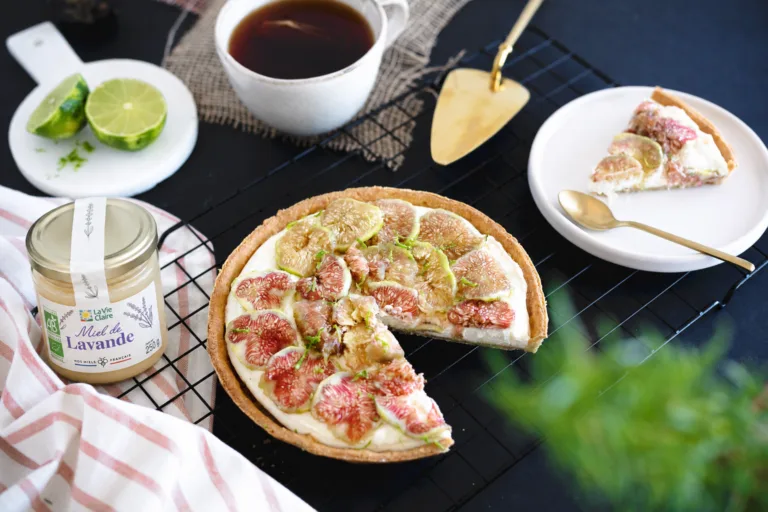 Tarte cheesecake aux figues et mascarpone au citron
