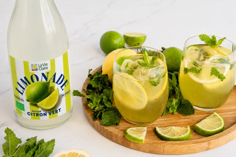 Limonade au citron et à la menthe