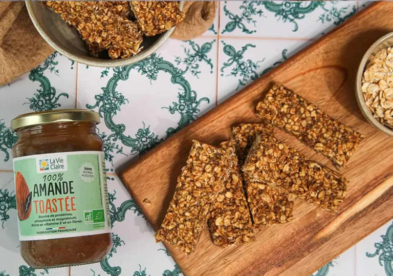 Barres énergétiques à la purée d&rsquo;amande toastée