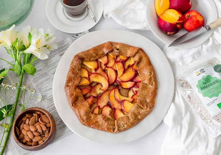 Tarte rustique aux nectarines