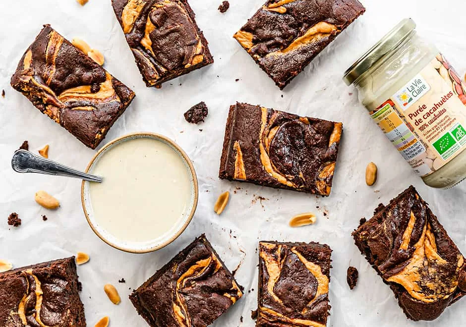 Brownie au chocolat et aux cacahuètes