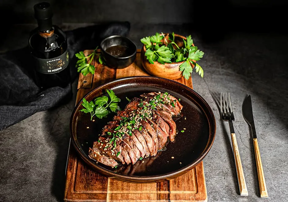 Filet de canard au miel et au vinaigre balsamique