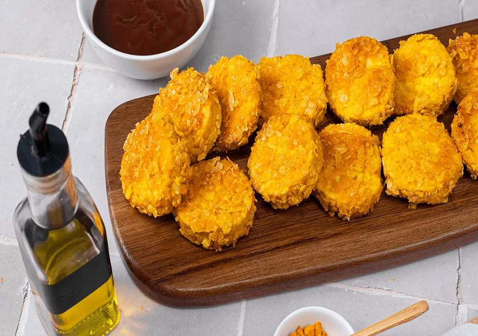 Nuggets végétariens au tempeh