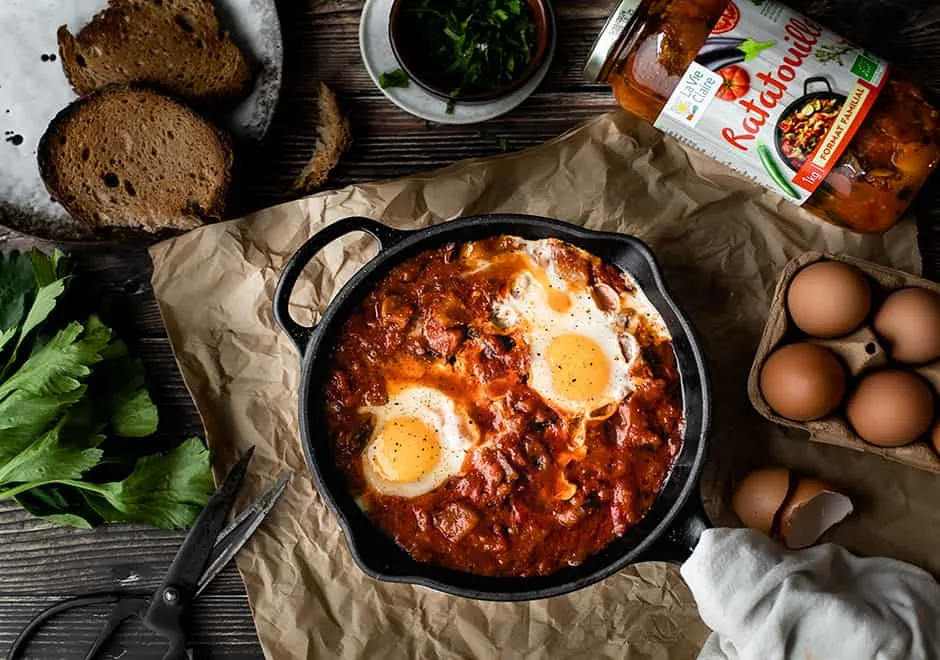 Œufs à la ratatouille
