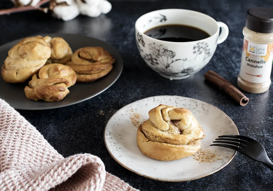 Brioches roulées à la cannelle façon cinnamon rolls