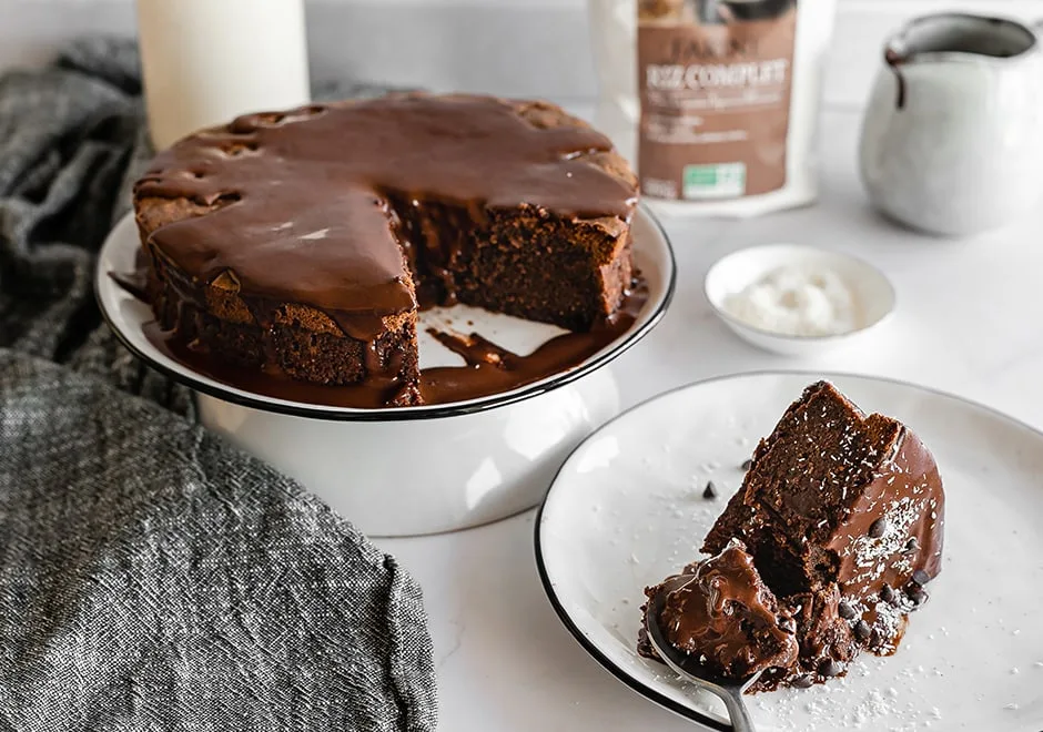 Gâteau au chocolat et son nappage coulant