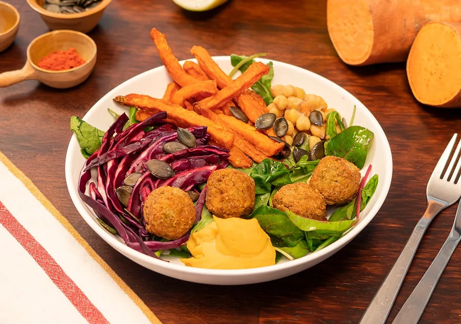 Buddha bowl et houmous maison