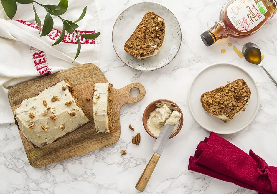 Carrot cake au sirop d&rsquo;érable