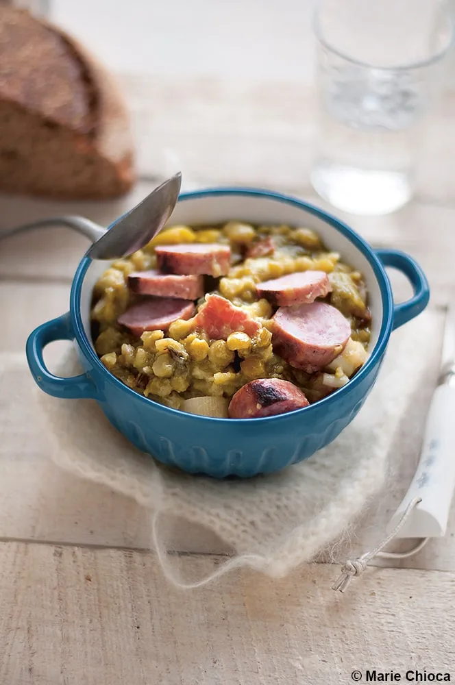 Mitonnée de pois cassés « qui réchauffe »