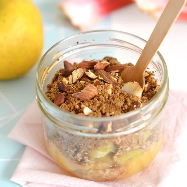 Crumble pomme-rhubarbe