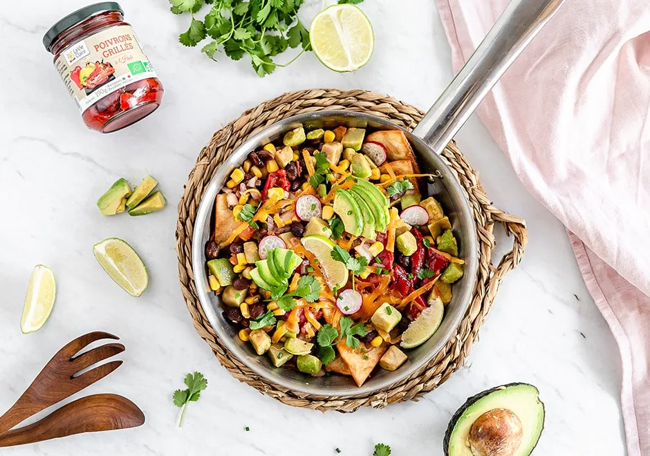 Enchiladas végétariennes aux légumes