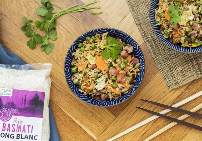 Riz cantonais aux lardons
