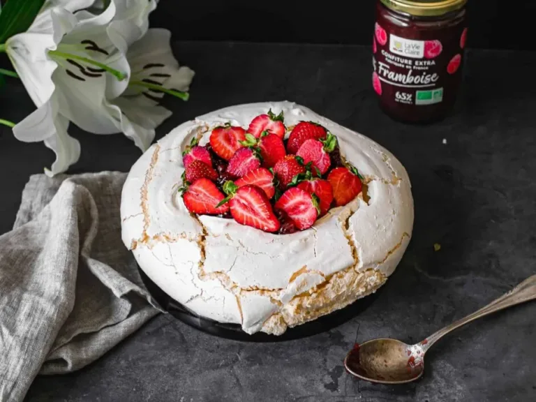 Pavlova aux fraises