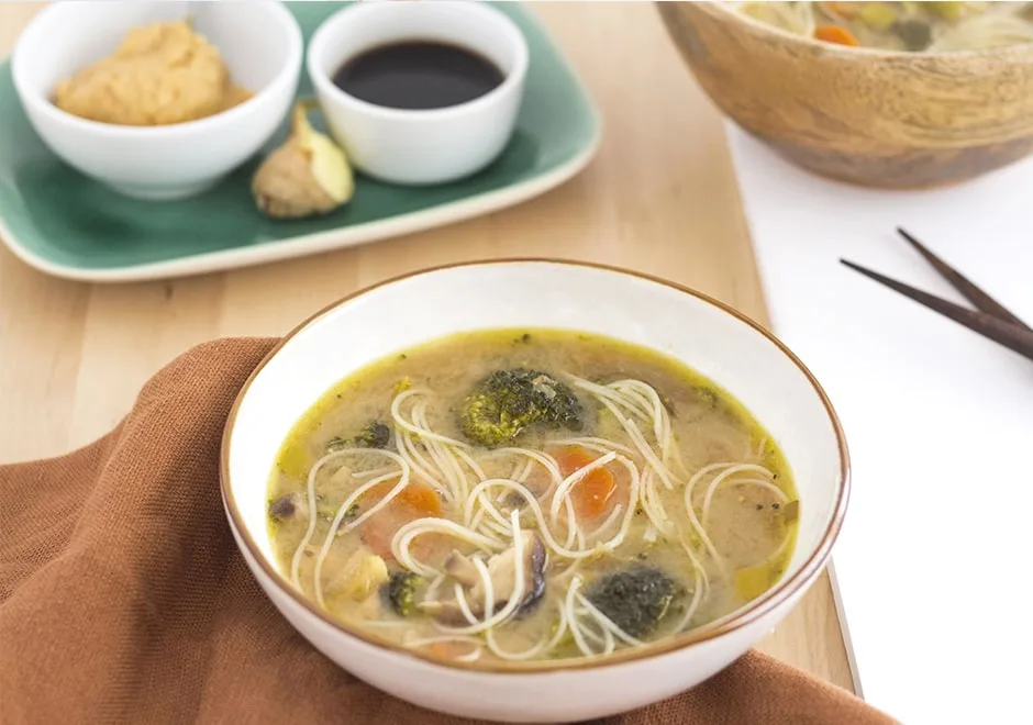Soupe de poisson anti coup de froid – façon asiatique