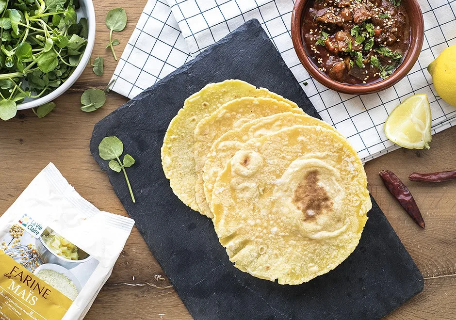 Tortillas mexicaines à la farine de maïs