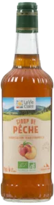Sirop de pêche bio