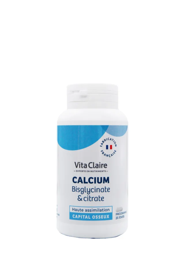 Calcium bisglycinate & citrate 120 comprimés