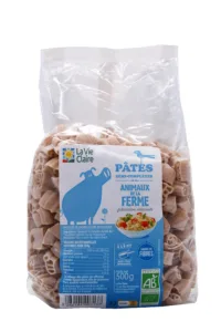pâtes animaux de le ferme semi-complètes bio