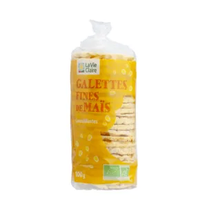 Galettes fines de maïs bio