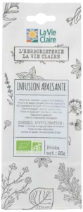 Infusion infusion apaisante bio