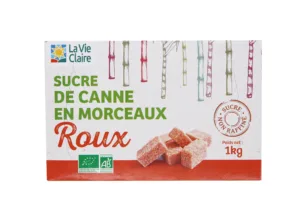 Sucre de canne roux en morceaux bio