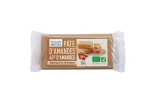 Pâte d'amandes en bloc bio