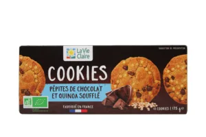 Cookies quinoa pépites de chocolat
