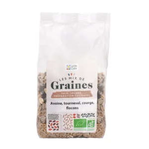 Mix graines d'avoine, tournesol, courge et flocons bio
