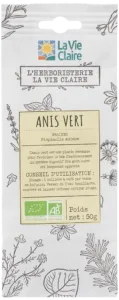 Infusion anis vert graines bio
