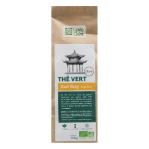 Thé vert Earl Grey bergamote bio