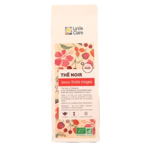 Thé noir aux fruits rouges bio