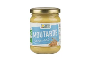 Moutarde sans sel bio