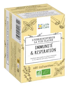 Infusion immunité & respiration bio 20 sachets