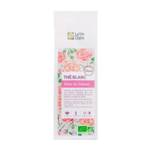Thé blanc rose de Damas bio