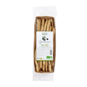 Gressins aux olives bio