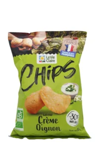 Chips saveur crème oignon bio