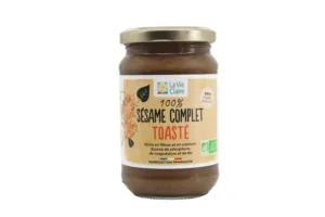 Purée de sésame complète toasté bio