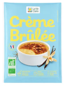 Préparation en poudre pour Crème brûlée bio