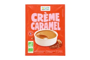 Préparation crème caramel bio