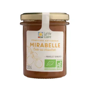 Confiture artisanale de mirabelle bio