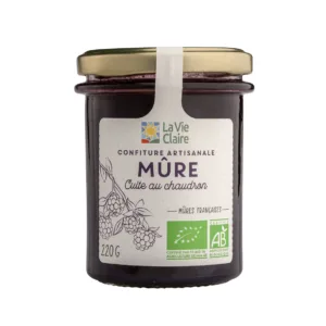Confiture artisanale mûre cuite au chaudron bio
